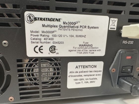 Agilent Stratagene Mx3000p multiplex quantitative