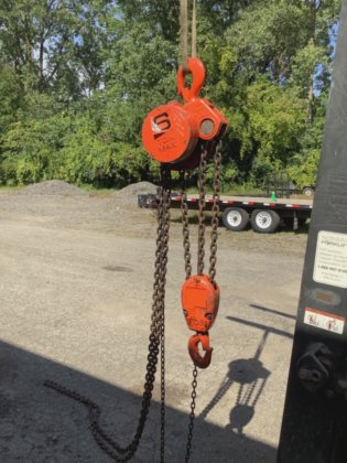 CM 6 ton Cyclone chain hoist 10 foot lift CHAIN FALL FREIGHT AVAILABLE ...