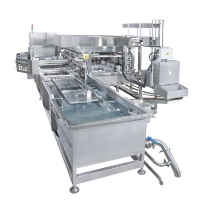 二段式低温パスチャライゼーション冷却輸送設備