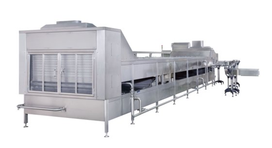 二段式低温パスチャライゼーション冷却輸送設備