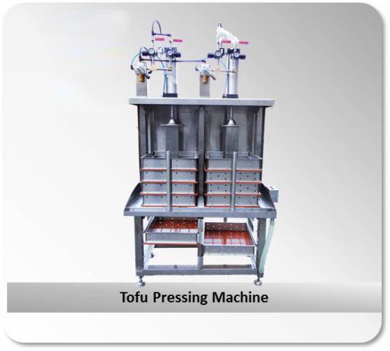 豆腐処理および二重圧搾台