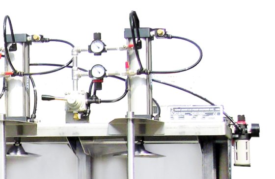 豆腐処理シングルプレス台