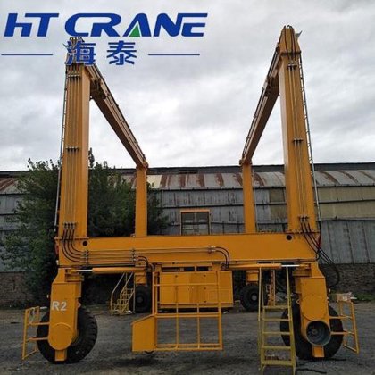 桥式跨运车橡胶轮胎 84 吨 RTG 跨运车起重机