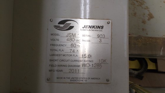 2011 JENKINS CNC ARCHITECTURAL RAIL