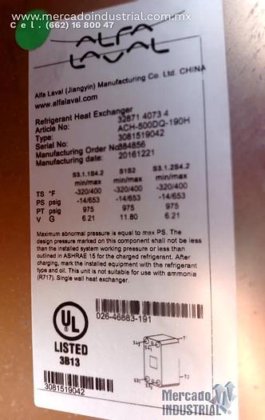 2016 ALFA LAVAL ACH-500DQ-190H