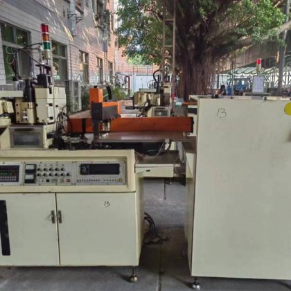 二手中村榴芯取磨边机 精密倒边机 全自动磨圆机加工10-90MM