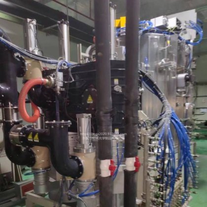 二手日本光驰OTFC-1300镀膜机 电子束光学电镀机 AR高透膜镀膜机UPS射频源，精控，光学膜厚仪监控波长