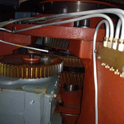 出售二手中航16B-5P双面抛光机 -高精密度平面研磨机-立式全自动双面平磨机