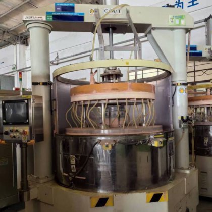 二手半导体晶圆片双面抛光机 硅片 陶瓷高精密双端面研磨机16B转让