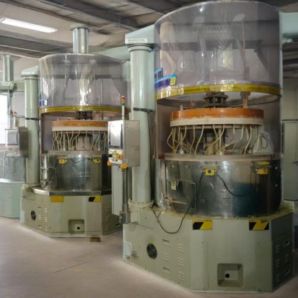 二手双面抛光机/高精密双面研磨机半导体材料专用16BTMC品牌9成新