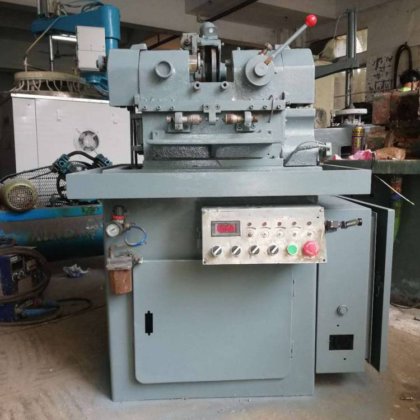 东莞 二手玻璃仿形磨边机 中航车边机转让包调试