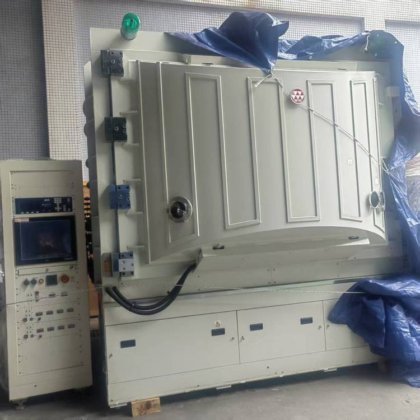 二手联合镀膜机2050,离子蒸发电镀机,塑料指甲片彩膜电镀机
