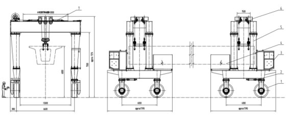 コンテナゴムタイヤガントリークレーン