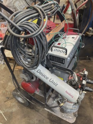 Electrostatic Paint Finishing System Ransburg No. 2 Deuce Cart System ...