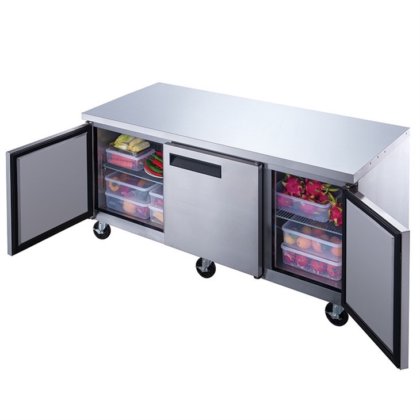 DUKERS 3 Door Undercounter Refrigerator