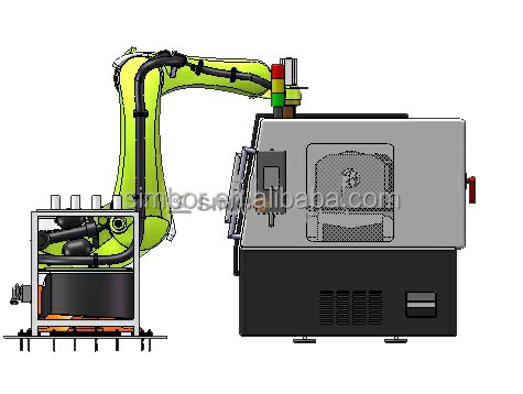 6 axis robot lathe CNC