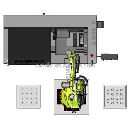 6 axis robot lathe CNC