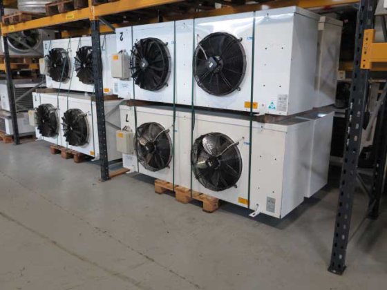 2009年阿法拉伐GLES 502 BS / 二手冷却/冷冻蒸发器