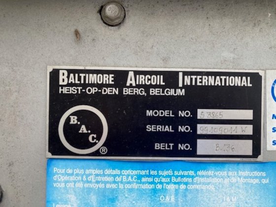 1999 巴尔的摩 S3865 / 二手冷却塔