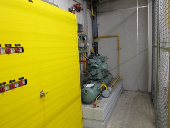 1993年比泽尔二手冷库安装