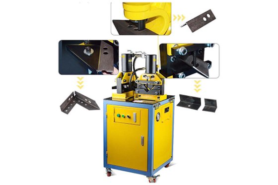 3in1 角钢冲孔切割开槽机