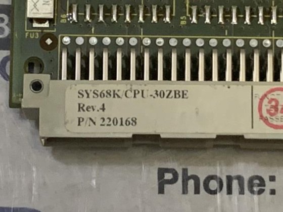 Universal Instruments SYS68K CPU-30ZBE