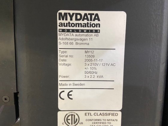 2005 Mydata Automation MY12