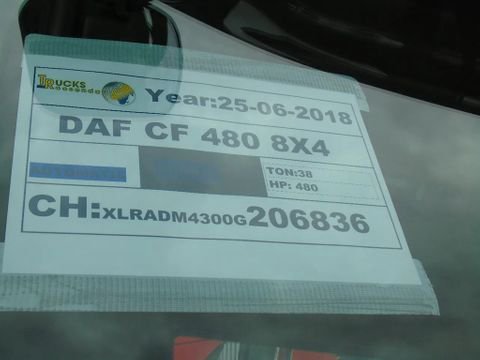2018 DAF CF 480