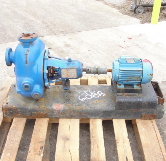 Pump 1.5 x 1.5 x 8 Dean Brothers Pumps Inc centrifugal pump, 2 hp, Cast