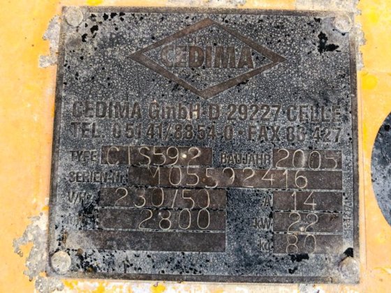 2005 Cedima CTS 59.2