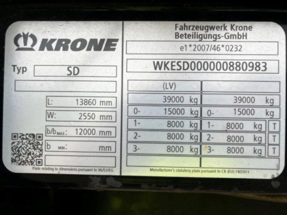 2019 Krone Profi Liner