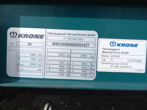 2013 Krone MEGA LINER