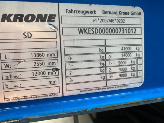 2016 Krone Profi Liner