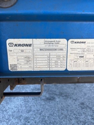 2018 Krone Profi Liner