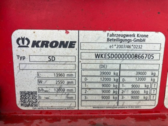 2019 Krone Paper Liner