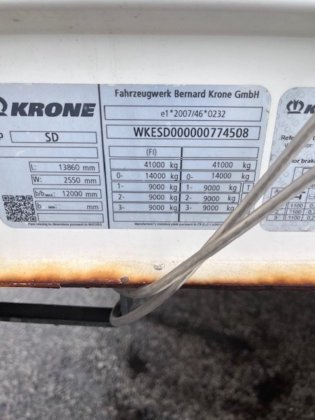 2017 Krone Mega Liner