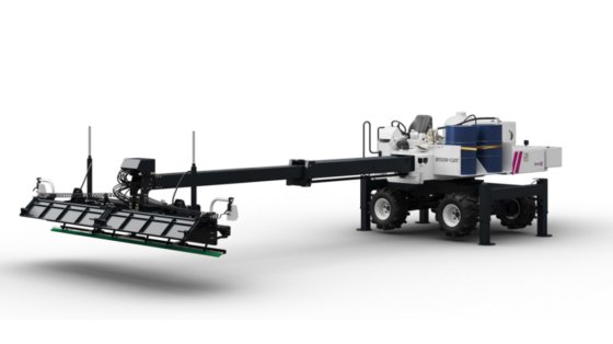 Somero 扫帚 + 固化机