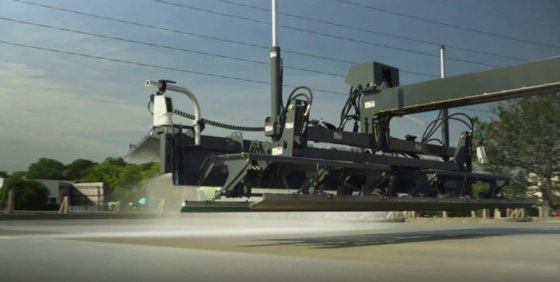 Somero 扫帚 + 固化机