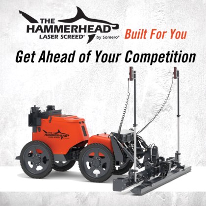 Somero 锤头激光熨平板