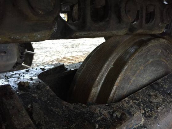 2012 DEERE 135D GRAAFMACHINE