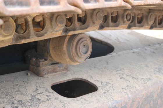 2012 DEERE 135D GRAAFMACHINE