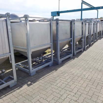 Cone Container Sample 1000 liter cone container, Aisi 304 in Bremen, Germany