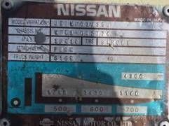 日産 4輪カウンターバランスフォークリフト