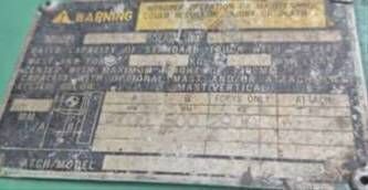 日産 4輪カウンターバランスフォークリフト