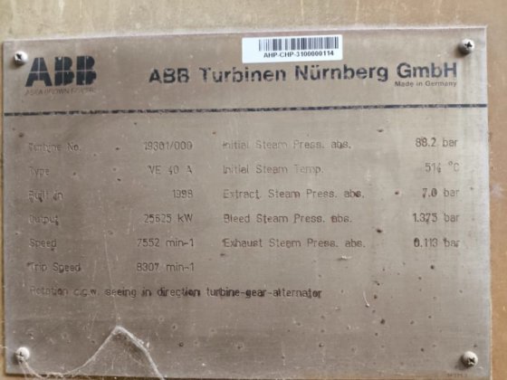 蒸気タービン発電機 2