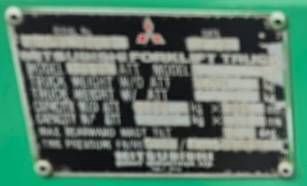 三菱四轮平衡式叉车