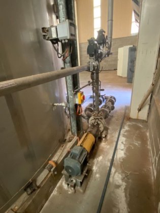 粉末制备系统（亚硫酸氢钠）配有 Lightnin 搅拌器