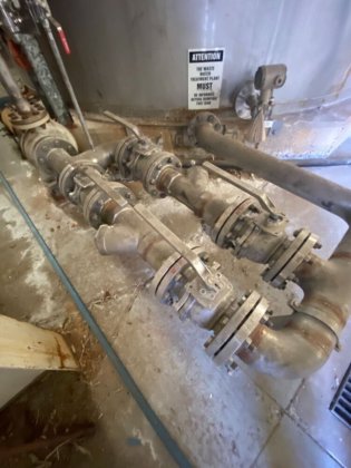 粉末制备系统（亚硫酸氢钠）配有 Lightnin 搅拌器