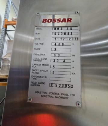 BOSSAR PACKAGING MACHINE