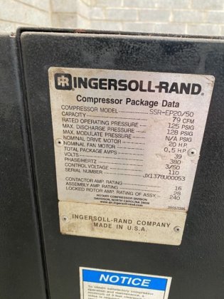 英格索兰空气压缩机